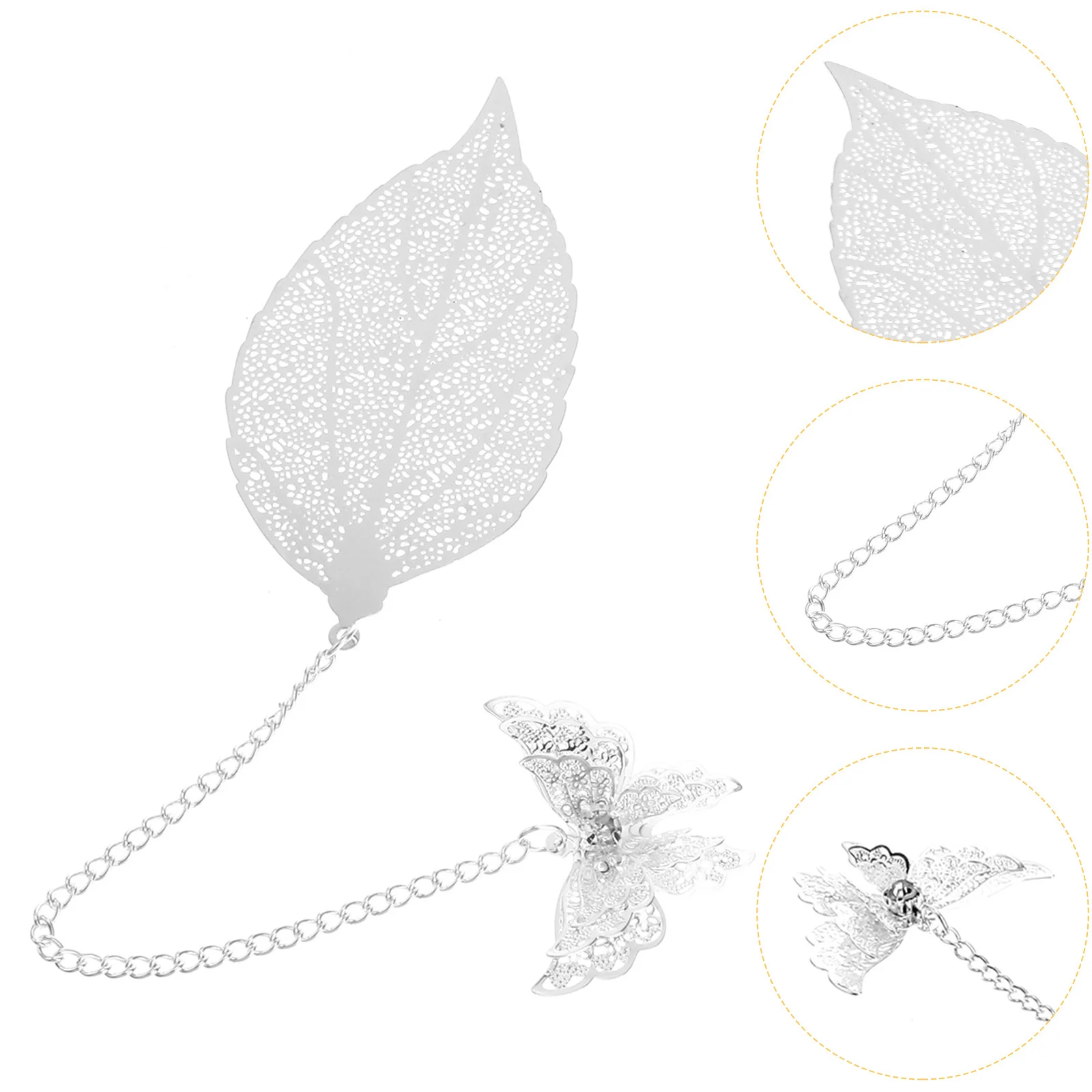 

Metal Bookmark Vintage Leaf Book Mark For Friends Family Coworker Gift Souvenir Office Accessories Decorative Page Flag