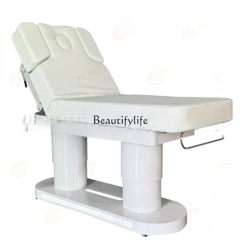 02-سرير التجميل الكهربائي رفع تدليك الوشم التطريز سرير الجسم الجمال
