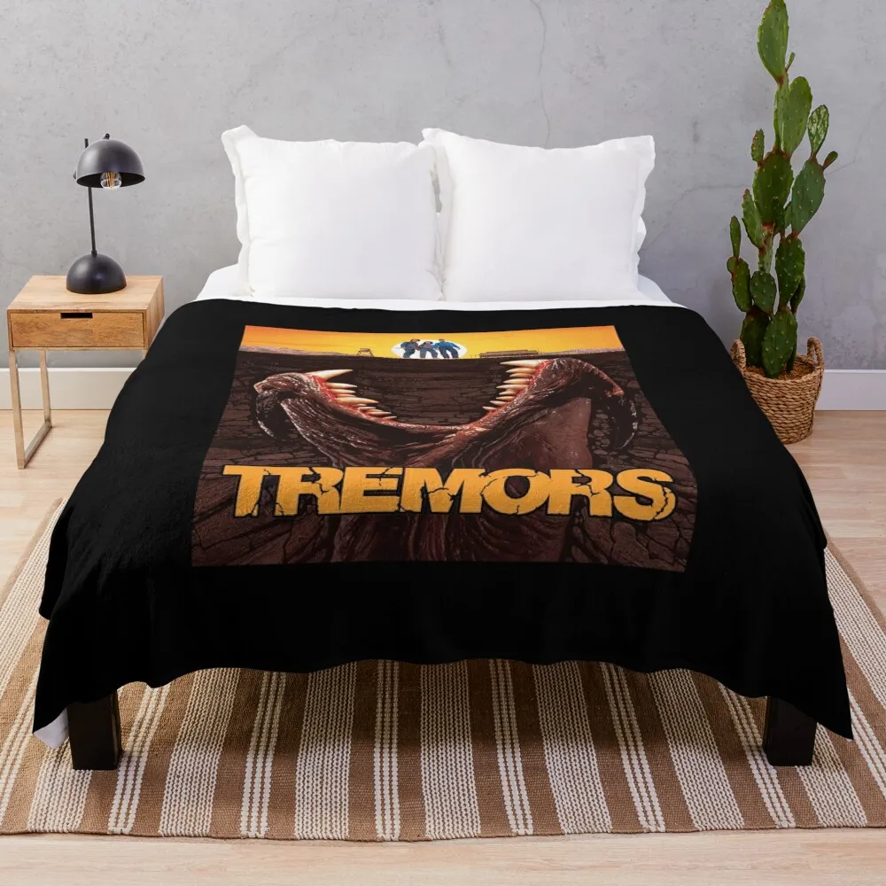 Tremors Serie Film Throw Blanket Luxury Hairy valentine gift ideas Blankets