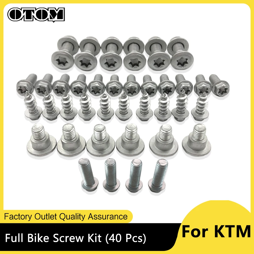 For KTM EXC SX XCW SMR MXC Motorcycle Body Bolt Kit Rear Chain Sprocket Brake Disc Fork Guard Shoe Cover Self-tapping Screw Nuts