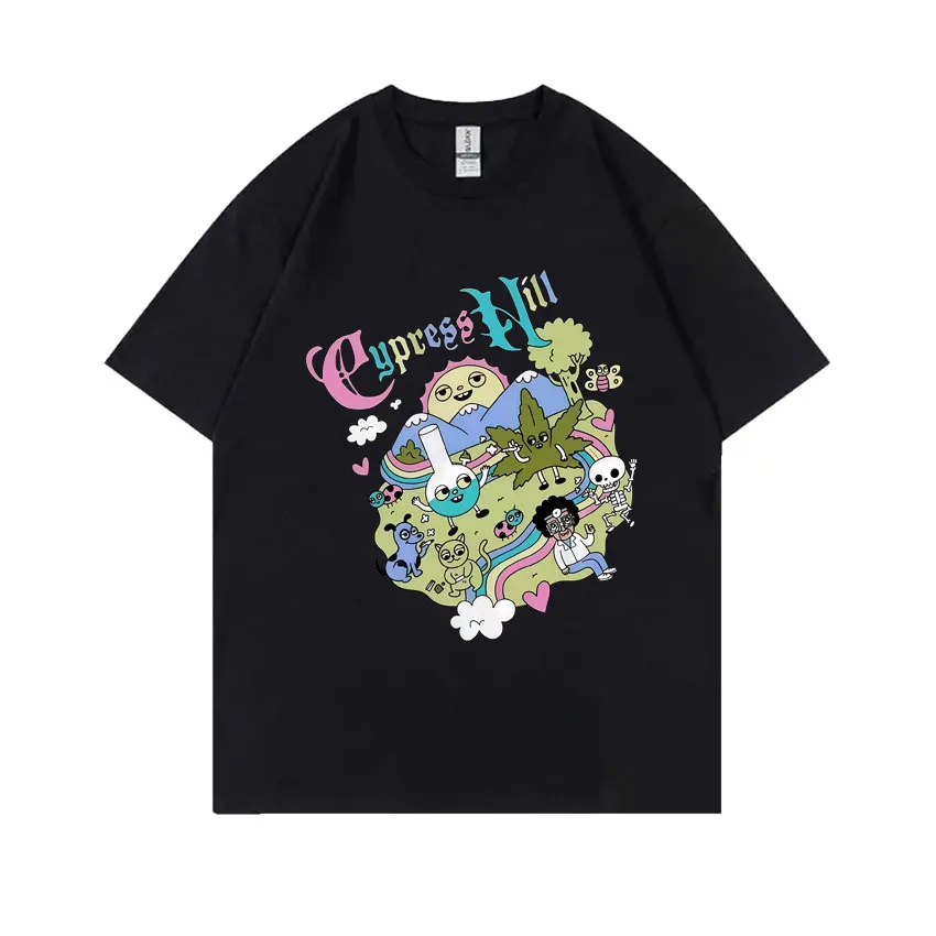 

Hot Sale Rapper Cypress Hill Cartoon Funny Style Graphic T Shirts Men Women Hip Hop Fashion Oversized T-shirt Male Vintage Tops
