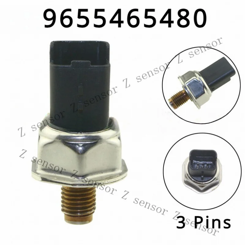 AAA+ Fuel Rail Pressure Sensor 9655465480 For Peugeot 207 307 407 Citroen Berlingo*