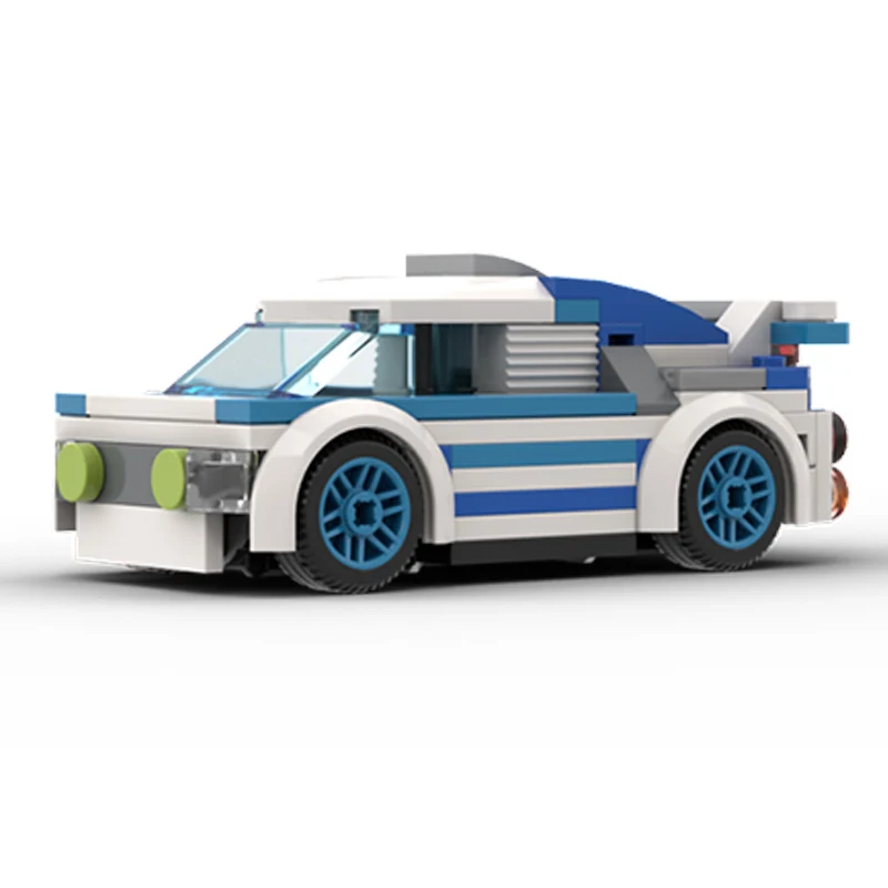 Snelheid Racewagen Model MOC Bouwstenen Klassieke Racewagen Modulaire Technologie Kinderen Vakantie Geschenken Monteer Speelgoed Pak
