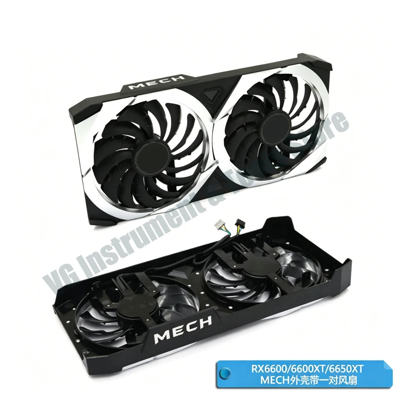Geeignet für MSI RX6600 6600XT 6650XT 6700XT 6750XT MECH Grafikkarten-Kühlkörper Lüfter – Detail 7