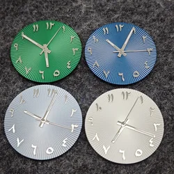 28.5mm Watch Dial with Arabic Numerals Watch Accessories Vertical Watch Faces for NH35 NH36 Automatic Movements