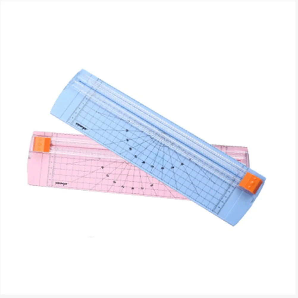 

Mini Plastic Paper Cutter A4 Manual Sliding Linear Photo Cutter Clear Scale Moving Hob Design Multi Angle