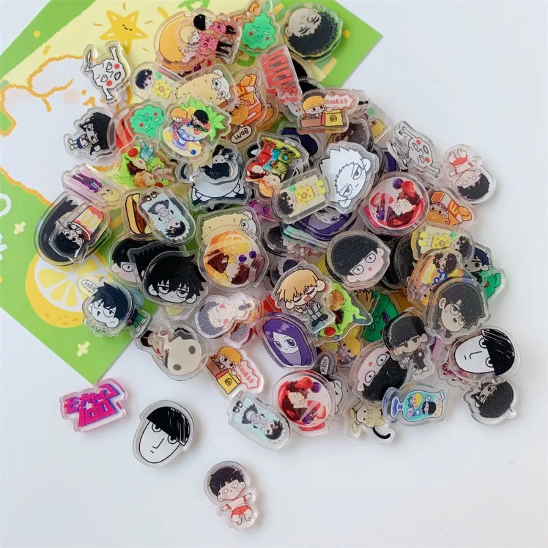 Lámina Acrílica 100% Psychic Shigefu Phantom Patch, Materiales para Manualidades Animadas, Accesorios para Imanes de Refrigerador