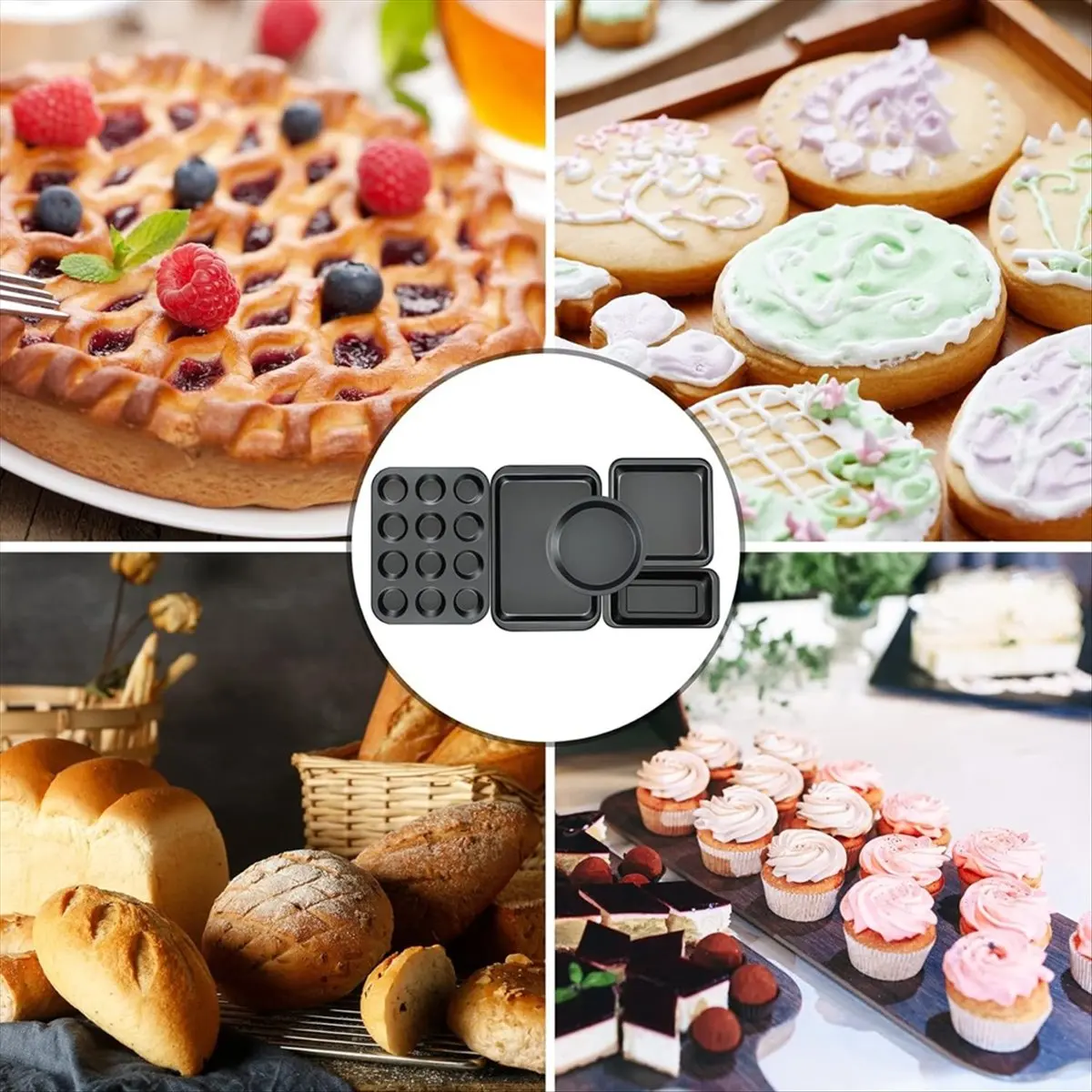 set-da-forno-antiaderente-da-cucina-da-5-pezzi-teglie-da-torta-rotonde-quadrate-teglia-per-muffin-teglia-teglia-arrosto-e-teglie-da-forno