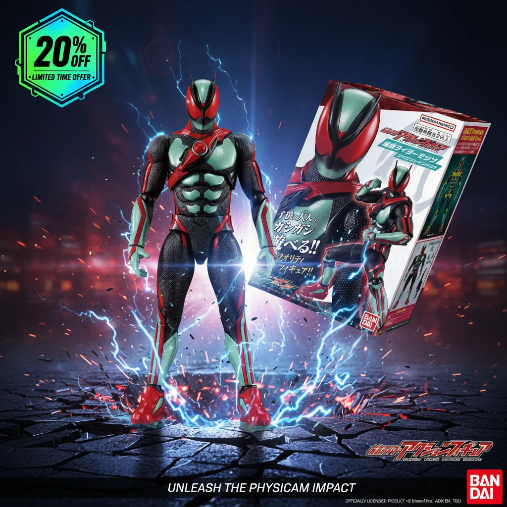 

Bandai Kamen Rider ZEZTZ Physicam Impact Action Figure with Capsule Change System & Effect Parts 2025 New Collectible Model