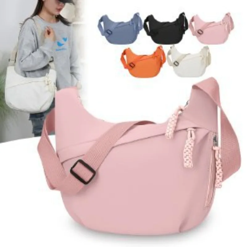 

Shaped Crossbody Bag for Women - Leisure Girlish Versatile Solid Color Ideal for Commuting - Single - Shoulder Design