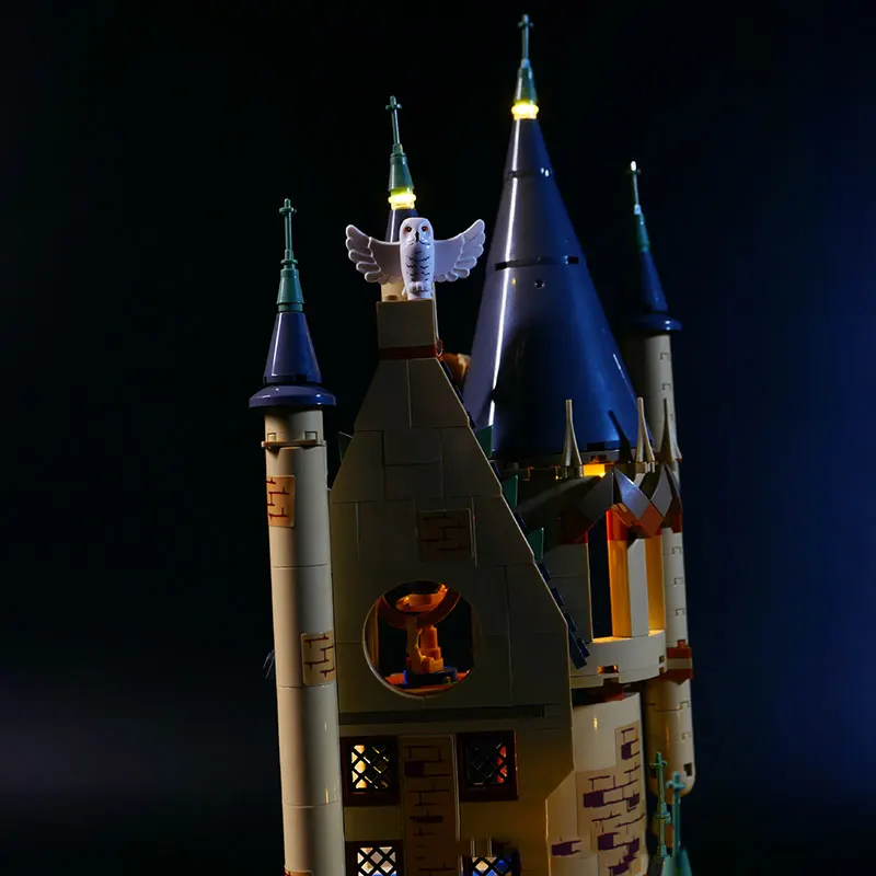 مجموعة إضاءة LED لبرج الفلك LEGO 75969 مصباح ديكور لعبة ذاتية الصنع هدية (لا تشمل مجموعات الطوب لبنات البناء مجموعات النموذج)