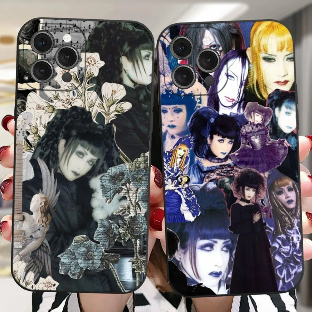 Malice Mizer Rock Band Phone Case For iPhone 16,15,14,13,12,11 Plus,Pro,Max,XR,XS,X,7,8 Plus,SE,Mini Silicone Soft