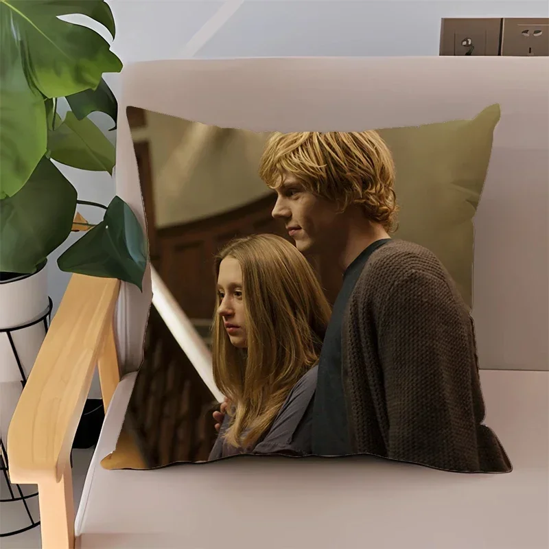 Pillowcases Evan Peters Cushion Cover 45x45cm 35x35cm Sofa Cushions Couch Pillows for Bedroom Home Decor Pillow Case