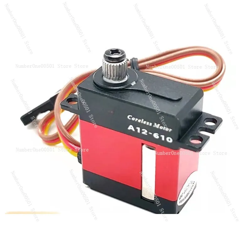 A12-610 Miniature All Metal High Voltage Digital Large Torque 9KG Fixed Wing 30E Mechanical Servo