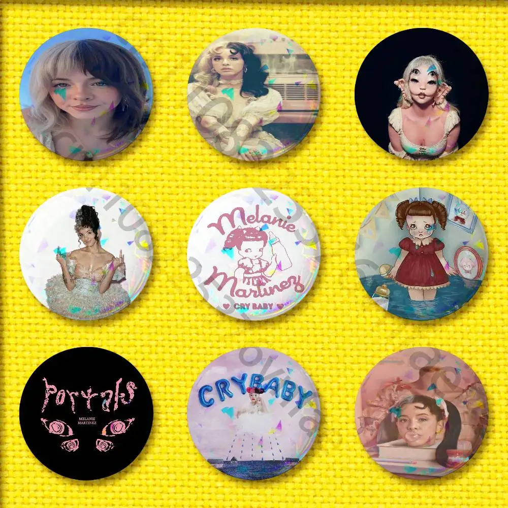 

M-Melanie Martinez K-12 Portals Cry Baby Badge For 44mm 32mm 58mm 25mm 75mm Round Pin Brooch Insignia Case Collectibles