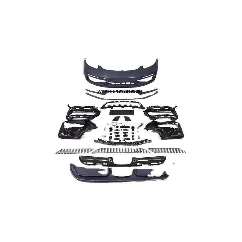T- Factory Body Kits for  Cayman Boxster 718 High Quality Front Bumper Assembly Taillamp Tail Lip Upgrade GTS Style