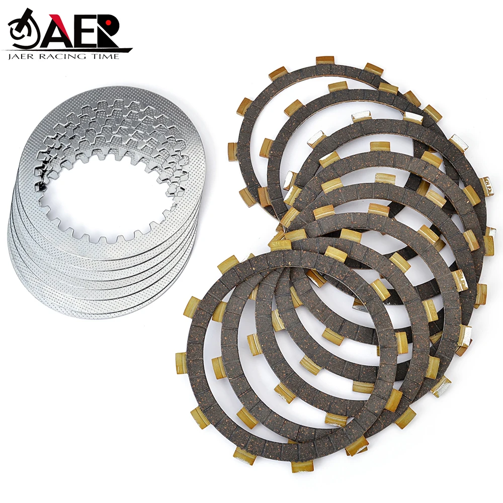 

Комплекты фрикционных дисков сцепления из углеродного волокна двигателя для Yamaha SRX400 SRX600 SZR660 XT400E Artesia XT600E YFM660RLE Raptor 660