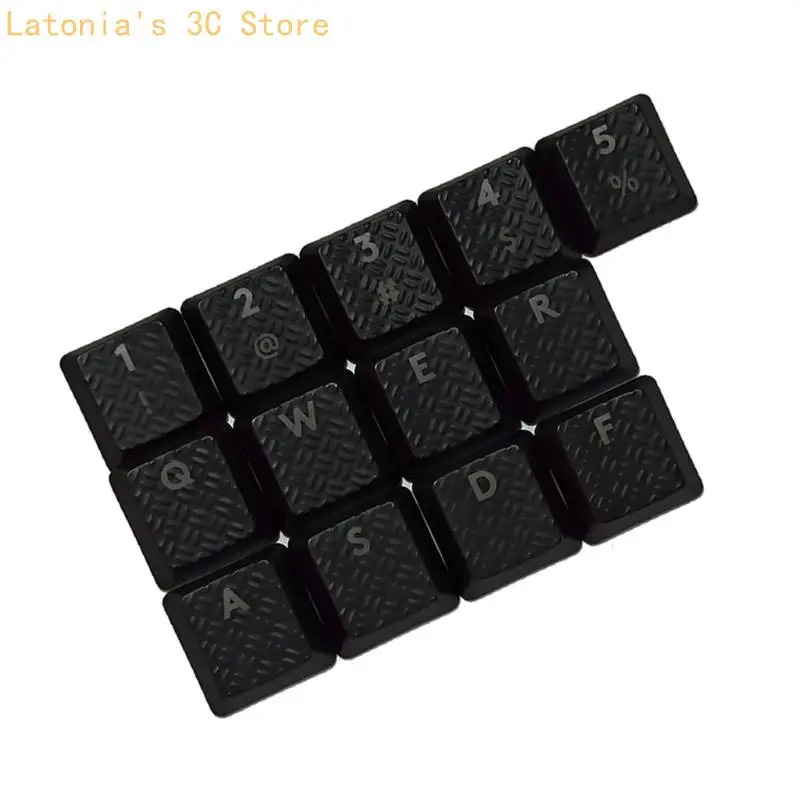 13Pcs Keycap Carbon Fiber Texture Rutschfeste Abdeckung für G915/G813/G815/G913 TKL X3UB – Detail 10