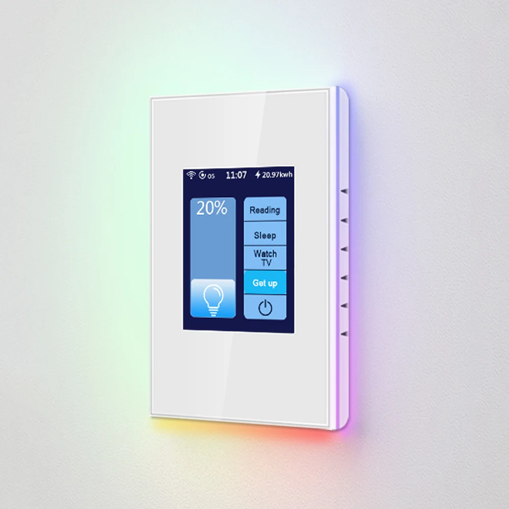2026 LCD WIFI Smart Dimmer Switch Work with    Homekit and    APP Suppoert Alexa and Google Voice Control