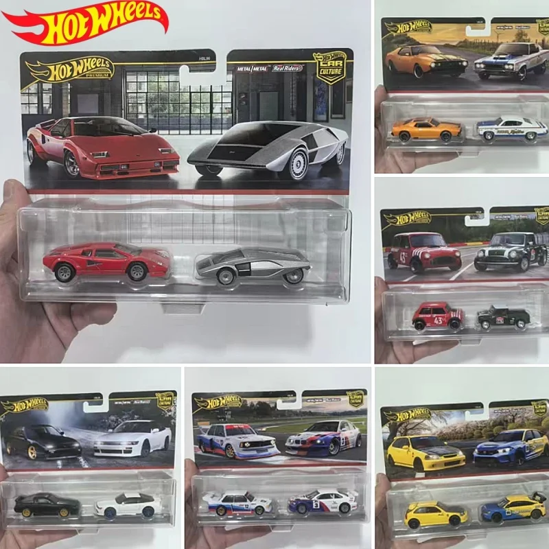 

Hot Wheels Premium Die-Cast Model Car Set 1:64 Scale Toyota Nissan Audi BMW - Team Transport Toy Vehicle Collection Unopened