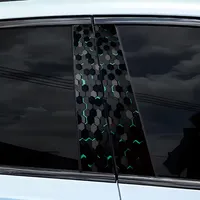 2Pcs/Set B Pillar Posts Door Side Panel Moulding Decor Window Trim Sticker Cover Door Cover Trim Decoration Stickers