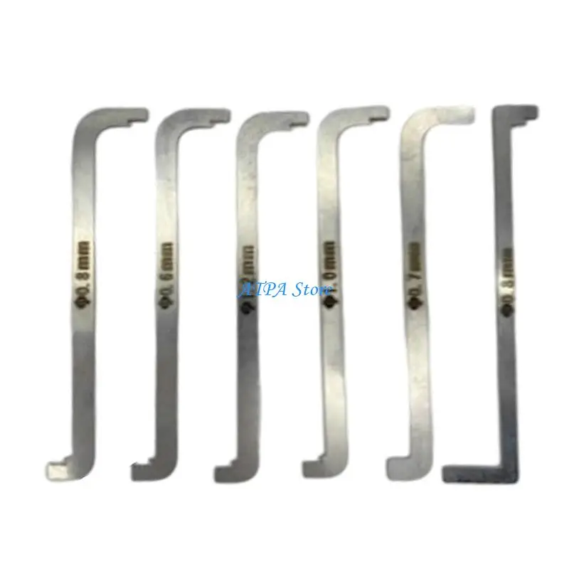 

U13C 6Pcs Z Screwdriver Wrench Set Stainless Steel Repair Tool Elbow Wrench