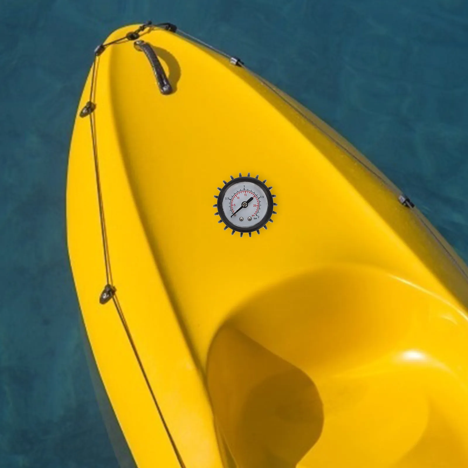 

Манометр для надувных лодок, каяков и резиновых шлюпок (1 шт.), усиленный, простой в использовании, с насосом высокого давления