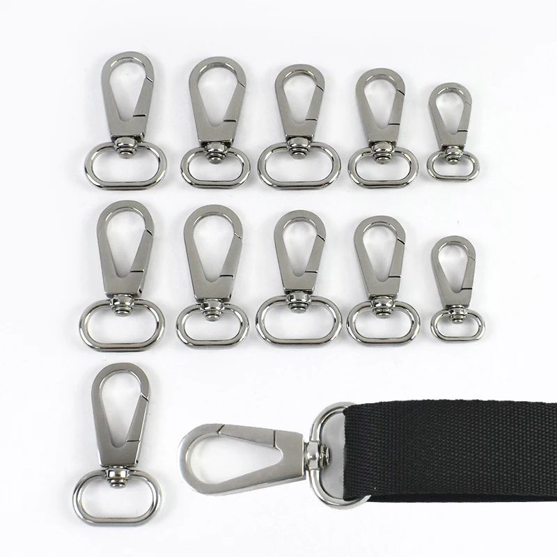 

1/2/5Pcs Meetee 33-46mm Stainless Steel Buckle Luggage Connect Clasp Rotating Lobster Buckles Key Hook DIY Hardware Accessories