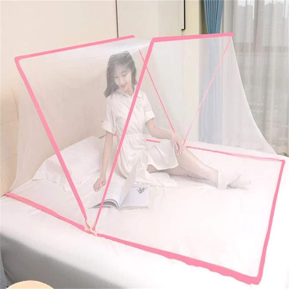 Foldable Encryption Household Mosquito Net, Installation Free, Portable Student Dormitory Upper Berth, Practical, 190x80cm