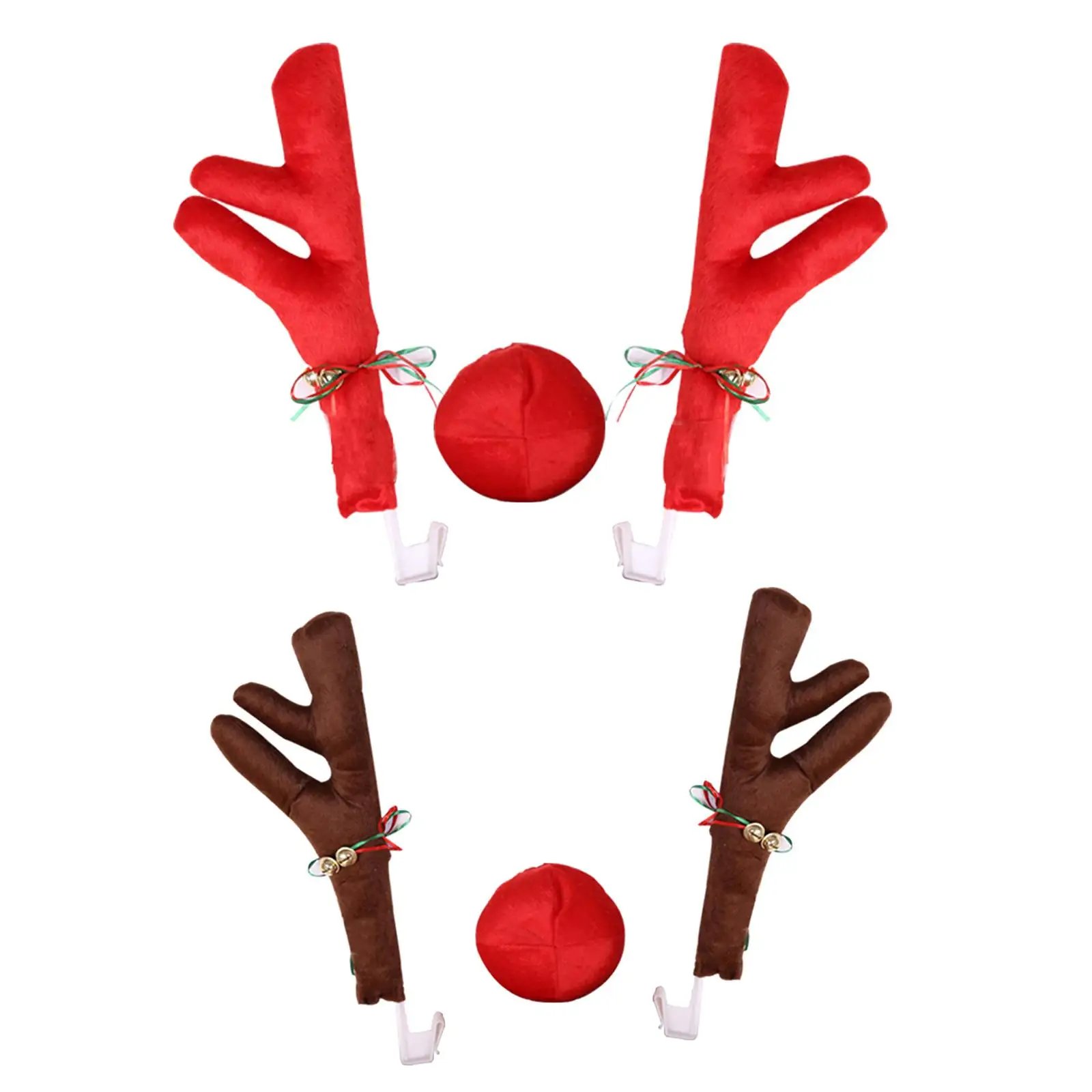 3 Pcs Adorable Christmas Car Antlers Decorations Vehicle Costume Decorations