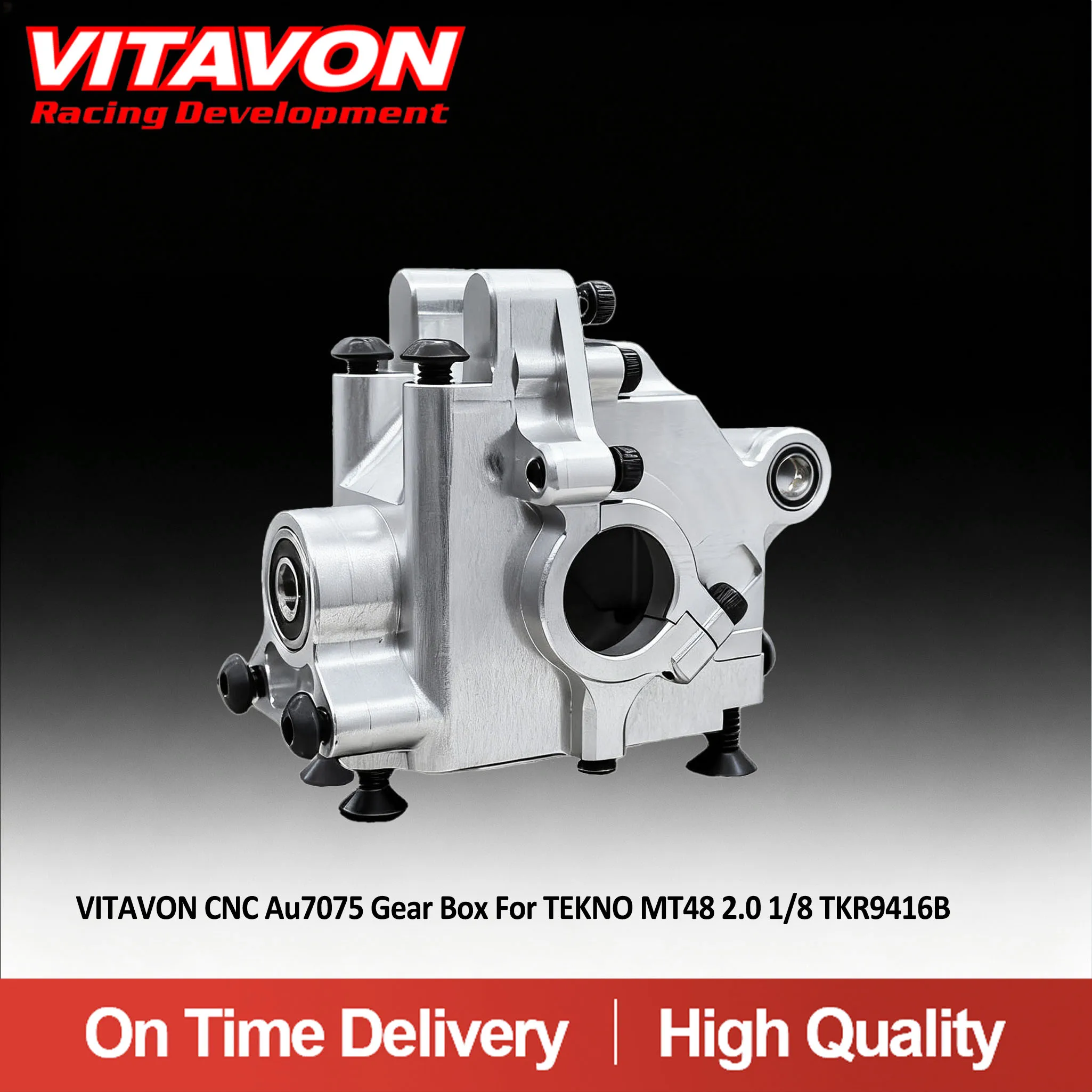 VITAVON CNC Au7075 Gear Box For TEKNO MT48 2.0 1/8 TKR9416B
