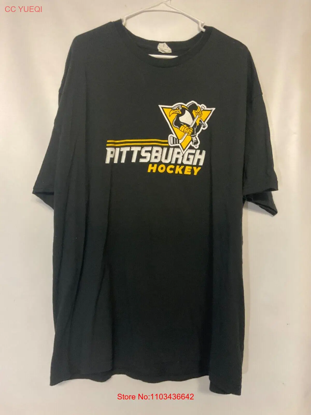 Vintage XXL PITTSBURGH Hockey T-SHIRT 2XL Penguins SIdney Crosby