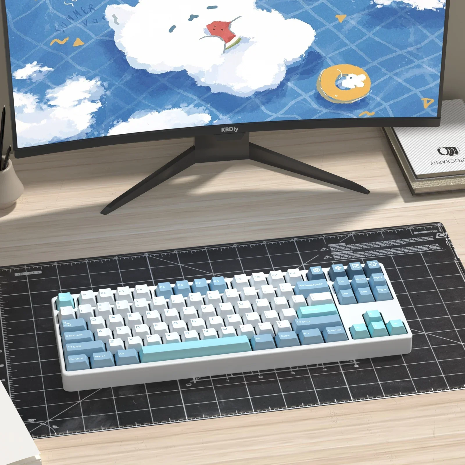 KBDiy 176 Keys GMK SHOKO Keycaps Cherry Profile PBT Keycap Custom for Mechanical Keyboard Game MX Switches Double Shot ISO Keys