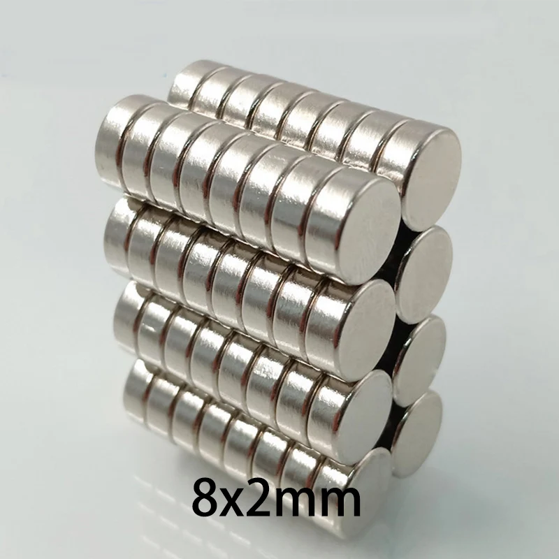 20/50 قطعة 6x2 مللي متر و 8x2 مللي متر مغناطيس دائري ، شراء بالجملة الاقتصادية للشركات اليدوية والأعمال اليدوية #1