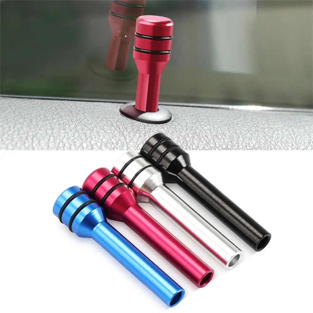 1 Pack Car Security Door Lock Aluminum Alloy  Interior Lift Status Button Lift Lightweight Fashion Door Lock Pin