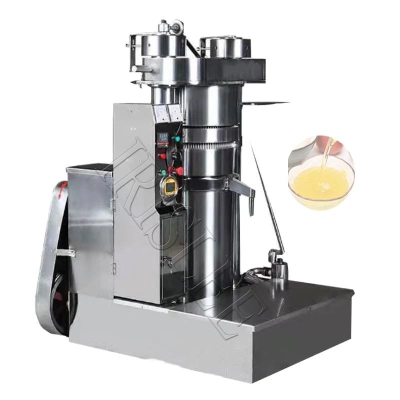 Electric Large Cold-Pressed Hydraulic Cocoa Butter Hydraulic Sesame Oil Press