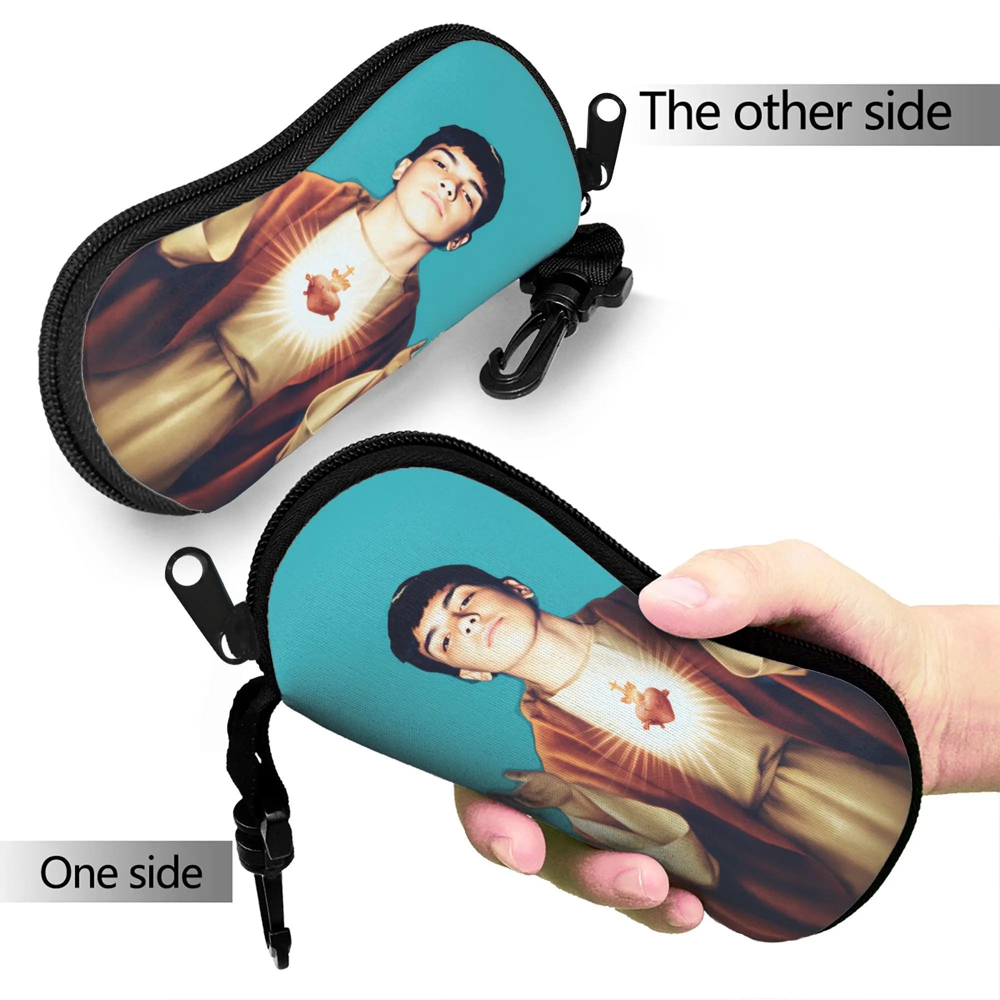 Rapper Milo J  111  Glasses Case  Travel Sunglasses Pouch For Male Female Fashion Eyewear Storage Zipper Glasses Box