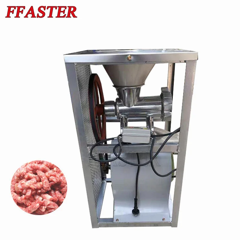 Commercial Electric Chopper Meat Grinder Mincer Bone Fish Grinding Machine Chicken Skeleton Cutter 32type