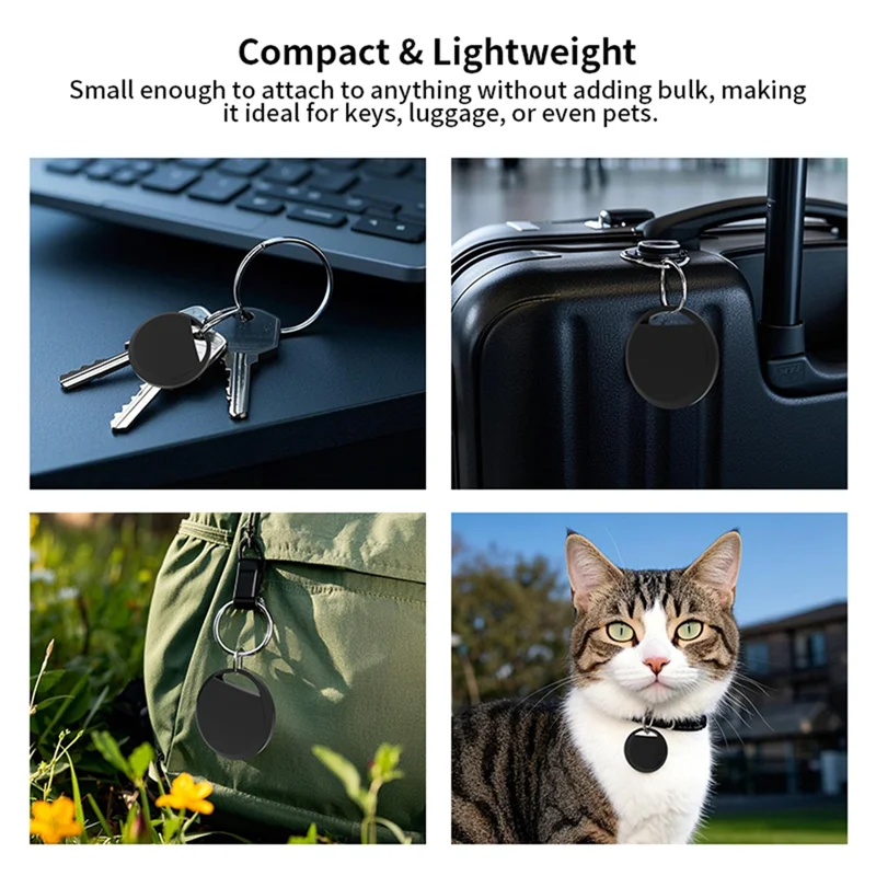 L62A For Android Compatible Bluetooth Tracker 4Pcs Tag Work With Google Find App Key Finder Bike Pets Smart