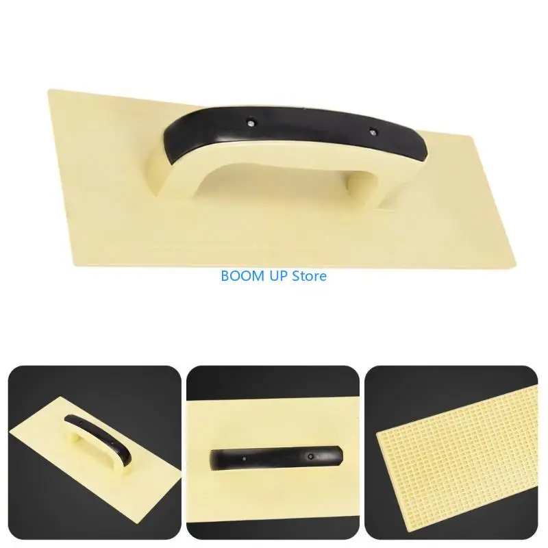 Lightweight Tempered Plastic Trowel for Cement Applications & DIY Projects B46A