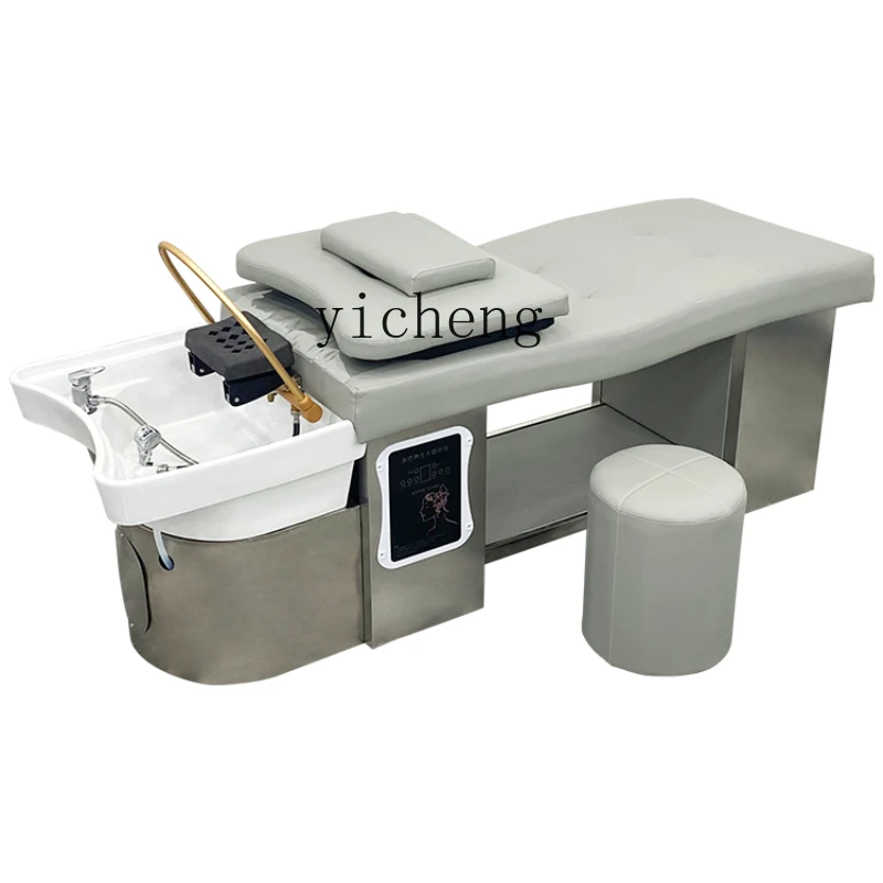 

Xl Barber Shop Ceramic Basin Shampoo Chair Water Circulation Fumigation Thai Head Massage Therapy Bed