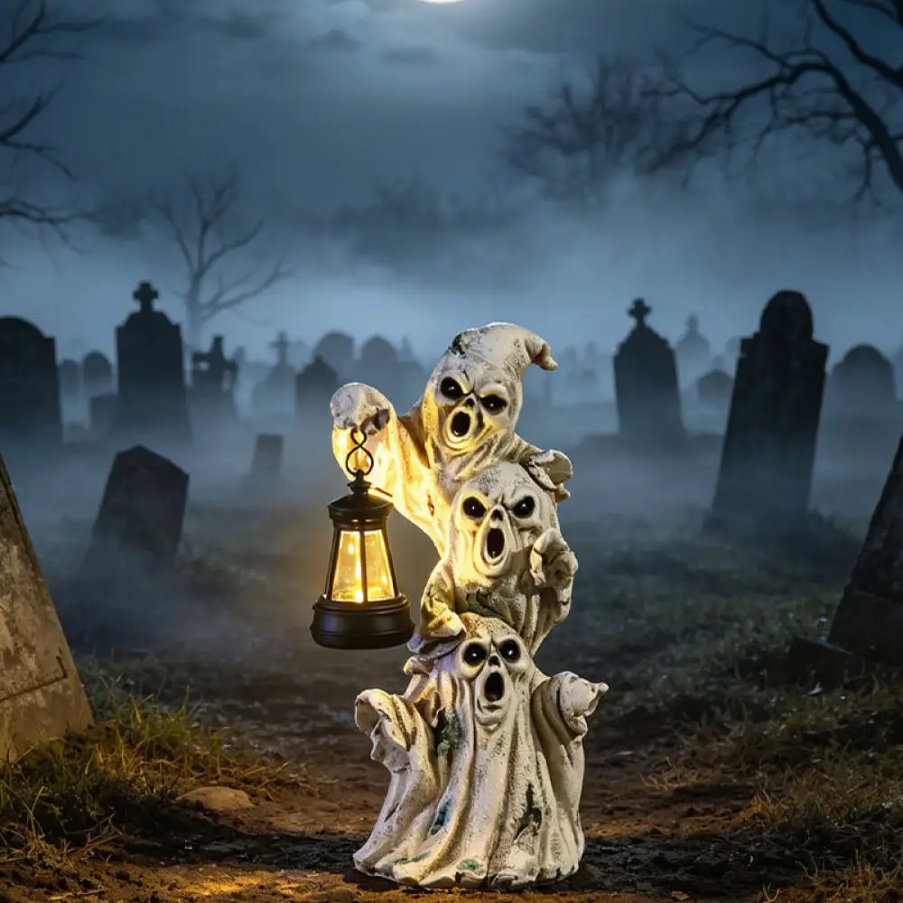 Outdoor Outdoor LED Solar Ghost Figurine Decoration Halloween Garden Statue Waterproof Light For Yard Patio Lawn Ornament - Aliexpress Deal