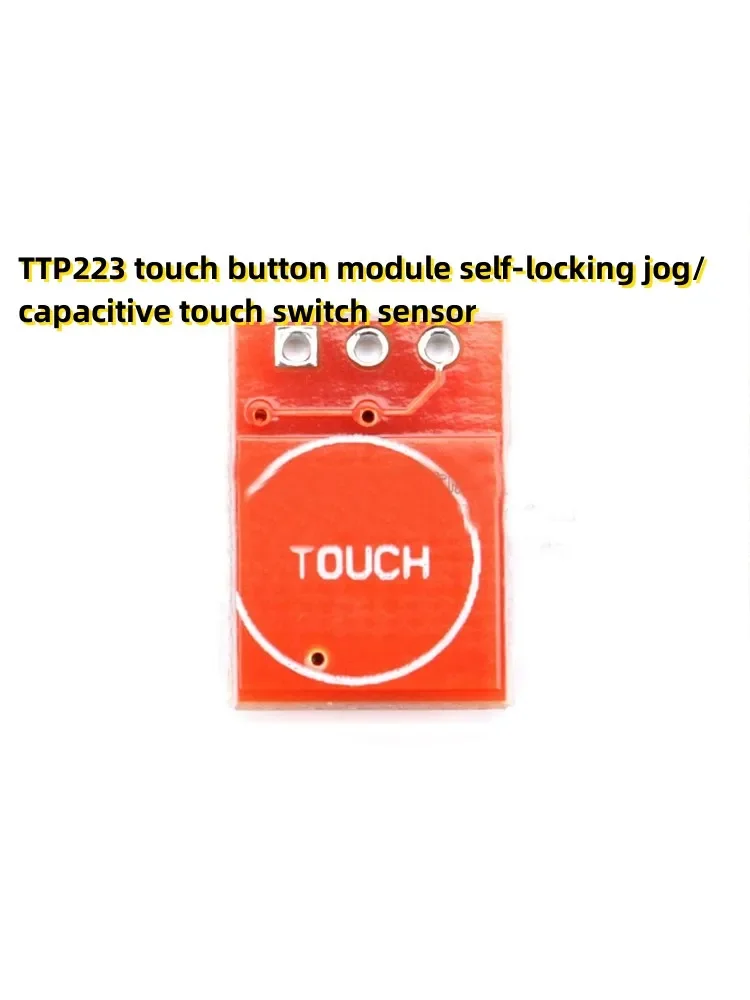 10 ชิ้น TTP223 โมดูลปุ่มสัมผัส self-locking jog/เซ็นเซอร์สวิทช์สัมผัสแบบ capacitive