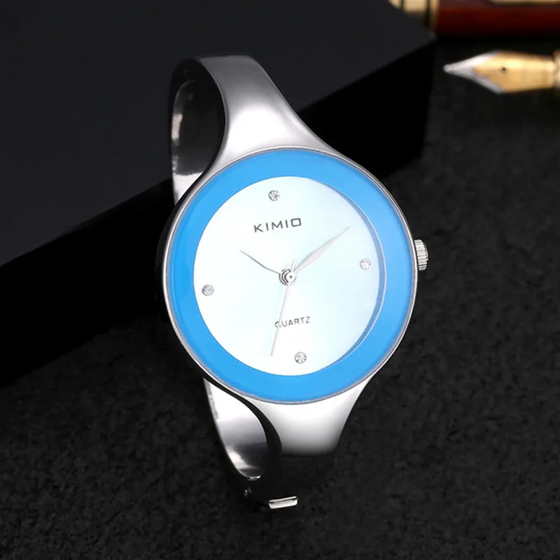 Women Quartz Bangle Watches New Design Relojes Stainless Steel Simple Female Rhinestone WristWatch female ladies watch hombre