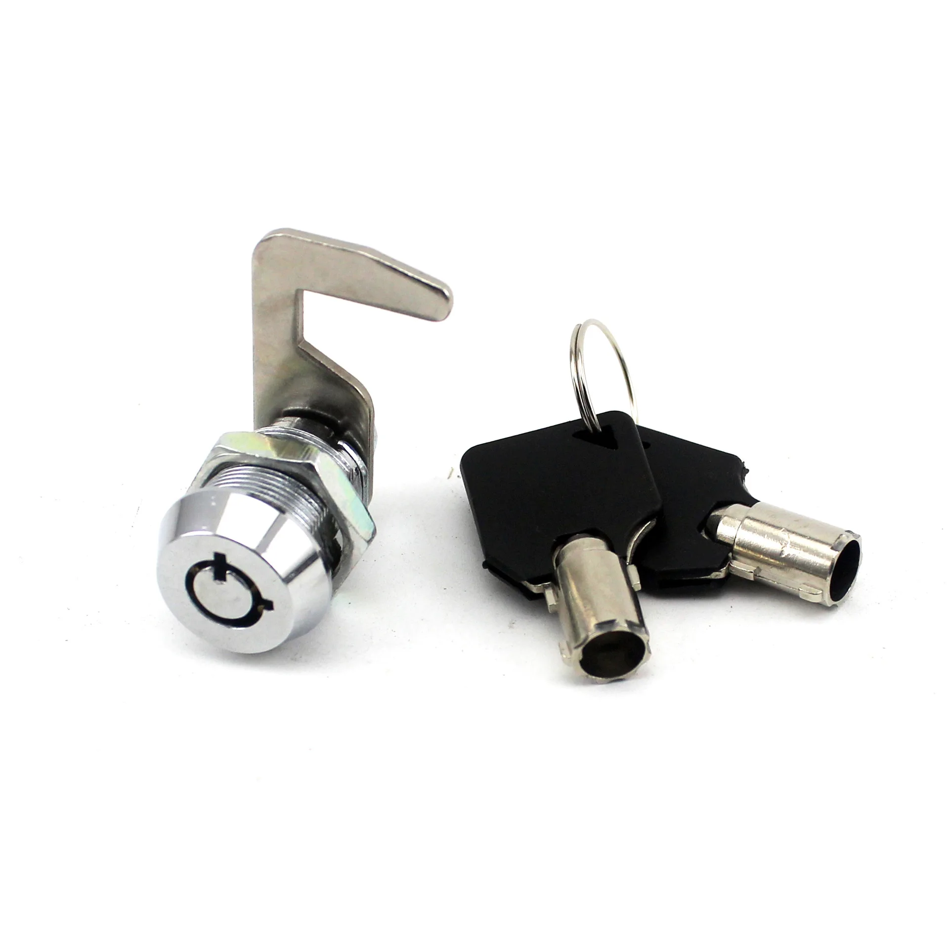Camlock Lock Made of Zinc Alloy and Brass for Motorcycle Tail Box Drawer For tubular Mounting Double Hook 1.6 1.9cm Silver