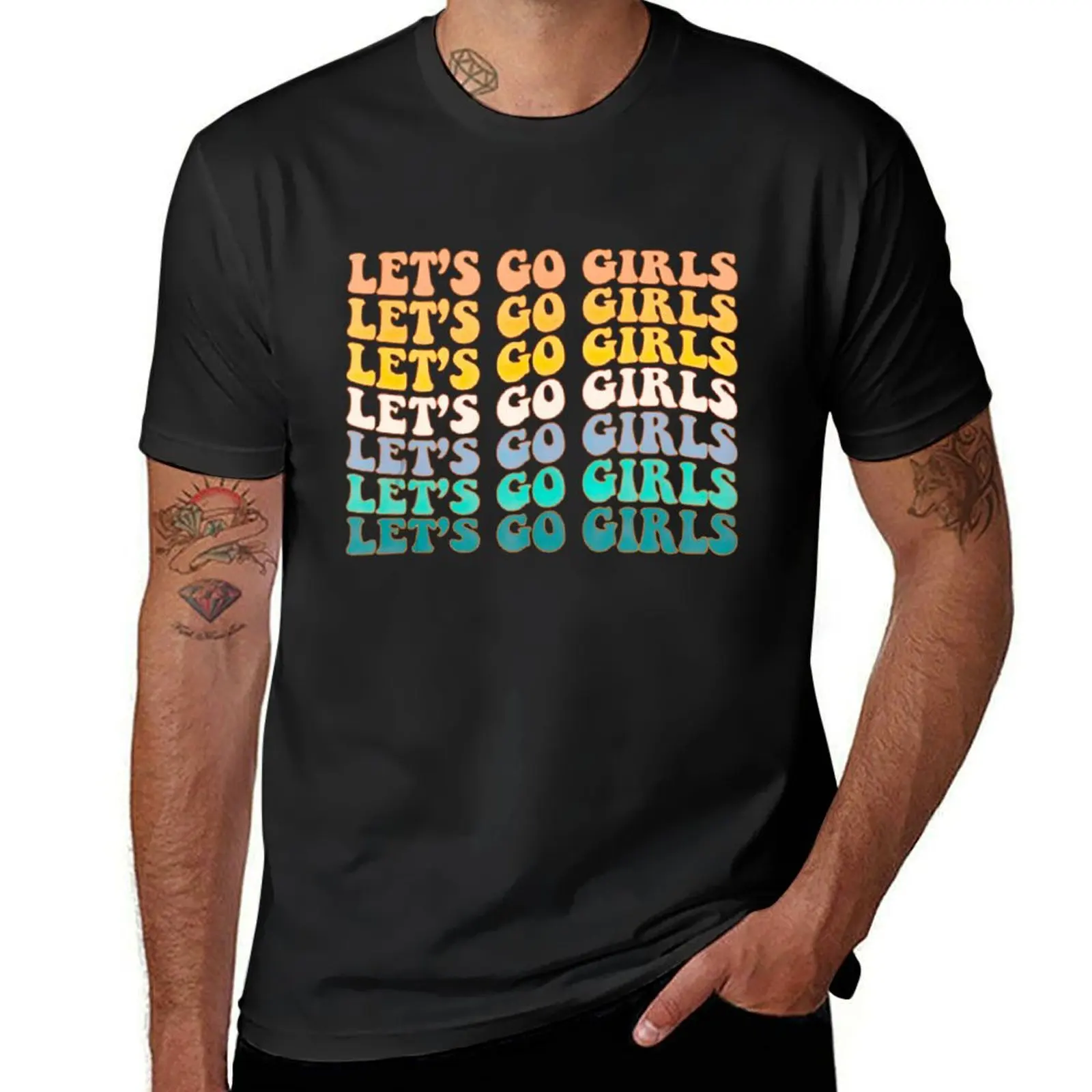 Lets Go Girls Tee, Country Music, Girl, Shania Tee T-Shirt sweat customs workout shirts for men