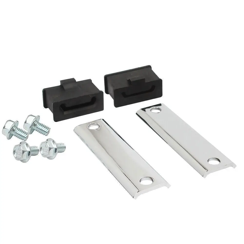 Motorcycle Chrome Muffler Hanger Bracket Kit For Harley CVO Touring Electra Steet Glide Road King 1985-2021 2020 2019