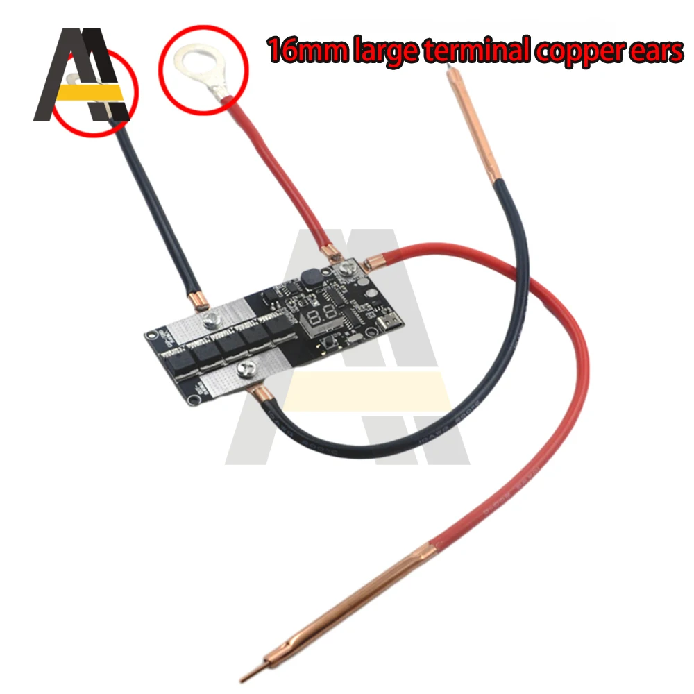 5V Farad Condensatori Kit saldatore a punti 18650 Batteria PCB Scheda di controllo del circuito Saldatrice a punti per condensatori Farad Saldatura