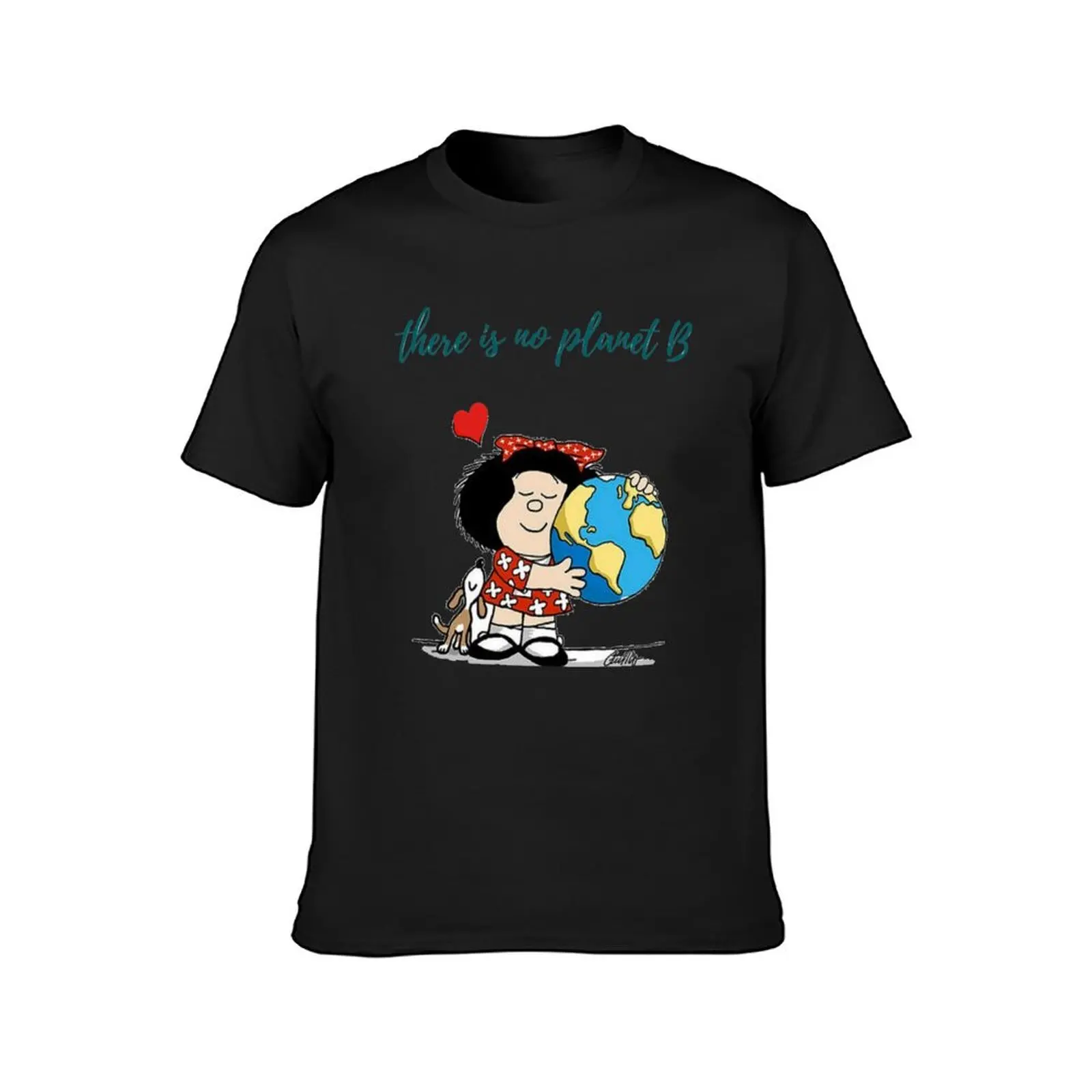 Mafalda environment T-Shirt funnys plus size tops kawaii clothes tshirts for men