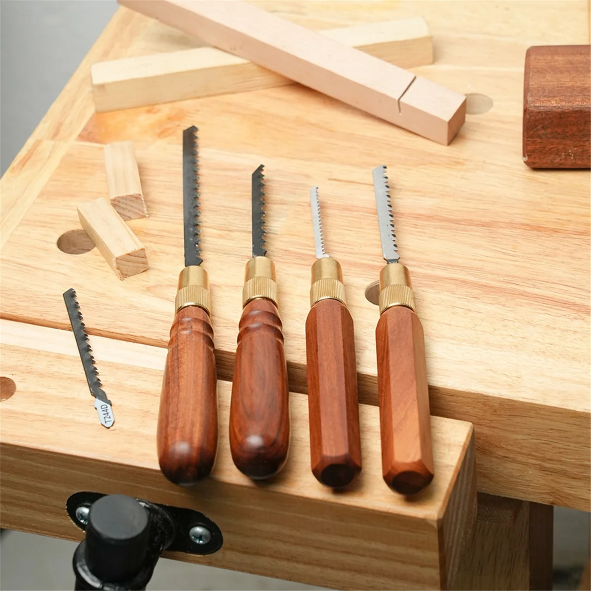 T61C_Handle Hand Saw Interchangeable Saw Blade Fine/Coarse Teeth A